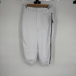 Champro‎ Baseball Pants Mens Small White Black Piped Triple Crown Knicker BP101